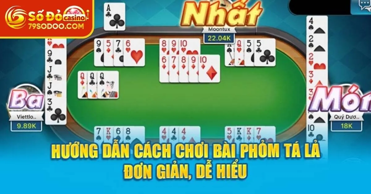 Thuật ngữ và cách tính điểm bài Tá Lả 79Sodo